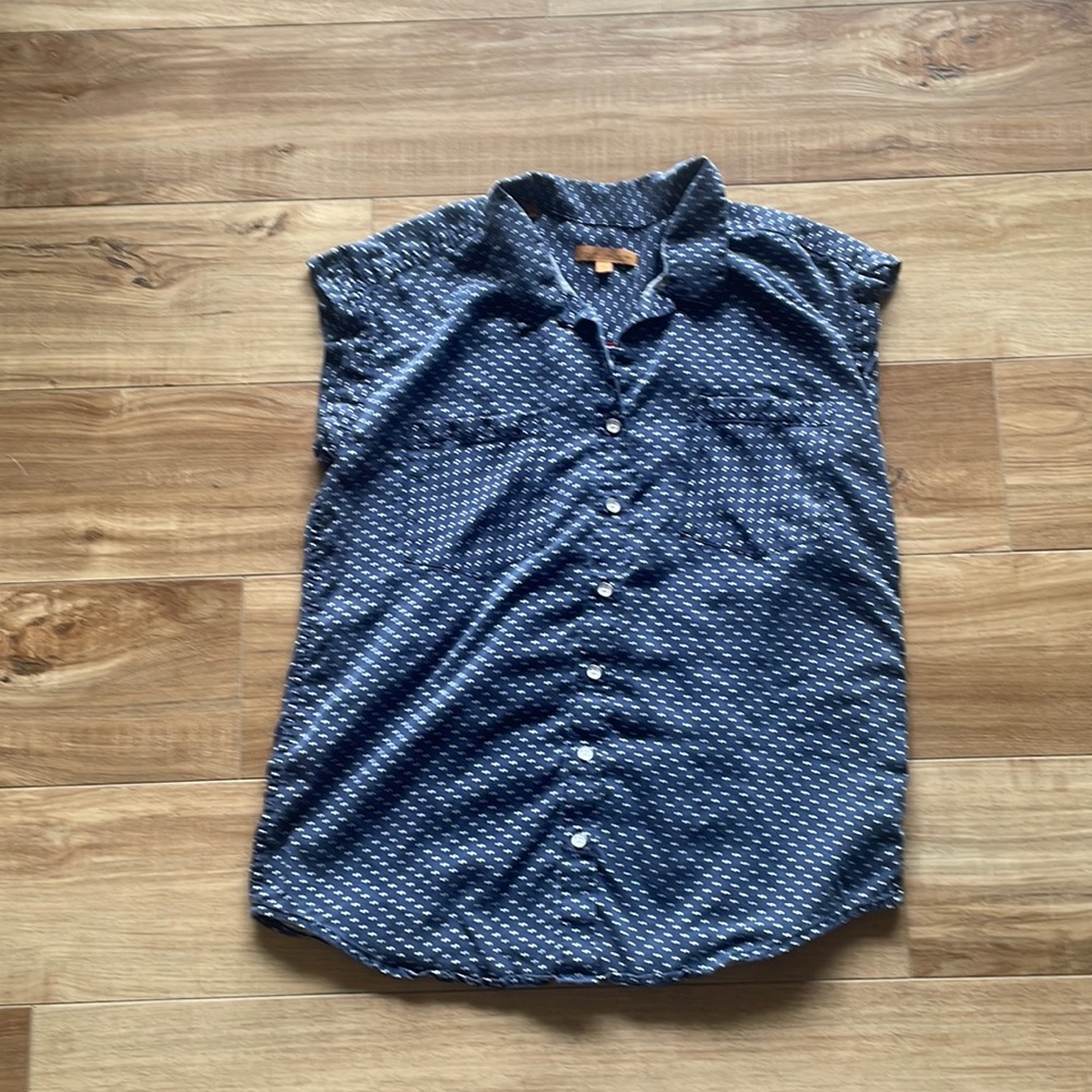 Jo Chambray Short in Faded Blue